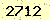 請輸入此驗證碼 : 2712