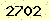 請輸入此驗證碼 : 2702