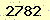 請輸入此驗證碼 : 2782