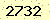 請輸入此驗證碼 : 2732