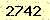 請輸入此驗證碼 : 2742