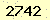 請輸入此驗證碼 : 2742