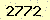 請輸入此驗證碼 : 2772