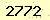 請輸入此驗證碼 : 2772