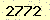 請輸入此驗證碼 : 2772