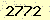 請輸入此驗證碼 : 2772