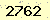請輸入此驗證碼 : 2762
