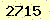 請輸入此驗證碼 : 2715