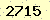 請輸入此驗證碼 : 2715