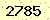 請輸入此驗證碼 : 2785