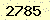 請輸入此驗證碼 : 2785