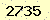 請輸入此驗證碼 : 2735