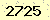 請輸入此驗證碼 : 2725