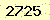 請輸入此驗證碼 : 2725