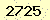 請輸入此驗證碼 : 2725