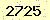 請輸入此驗證碼 : 2725