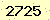 請輸入此驗證碼 : 2725