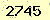 請輸入此驗證碼 : 2745