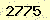 請輸入此驗證碼 : 2775