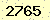請輸入此驗證碼 : 2765