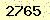 請輸入此驗證碼 : 2765