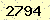 請輸入此驗證碼 : 2794