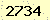 請輸入此驗證碼 : 2734