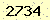 請輸入此驗證碼 : 2734