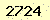 請輸入此驗證碼 : 2724