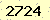 請輸入此驗證碼 : 2724
