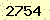 請輸入此驗證碼 : 2754