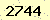 請輸入此驗證碼 : 2744