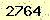 請輸入此驗證碼 : 2764