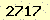 請輸入此驗證碼 : 2717