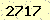 請輸入此驗證碼 : 2717