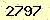 請輸入此驗證碼 : 2797