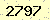 請輸入此驗證碼 : 2797