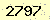 請輸入此驗證碼 : 2797