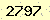 請輸入此驗證碼 : 2797