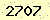 請輸入此驗證碼 : 2707