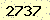 請輸入此驗證碼 : 2737