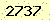 請輸入此驗證碼 : 2737