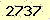 請輸入此驗證碼 : 2737