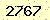 請輸入此驗證碼 : 2767