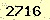 請輸入此驗證碼 : 2716
