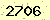 請輸入此驗證碼 : 2706