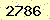 請輸入此驗證碼 : 2786