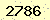 請輸入此驗證碼 : 2786
