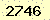 請輸入此驗證碼 : 2746