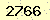 請輸入此驗證碼 : 2766